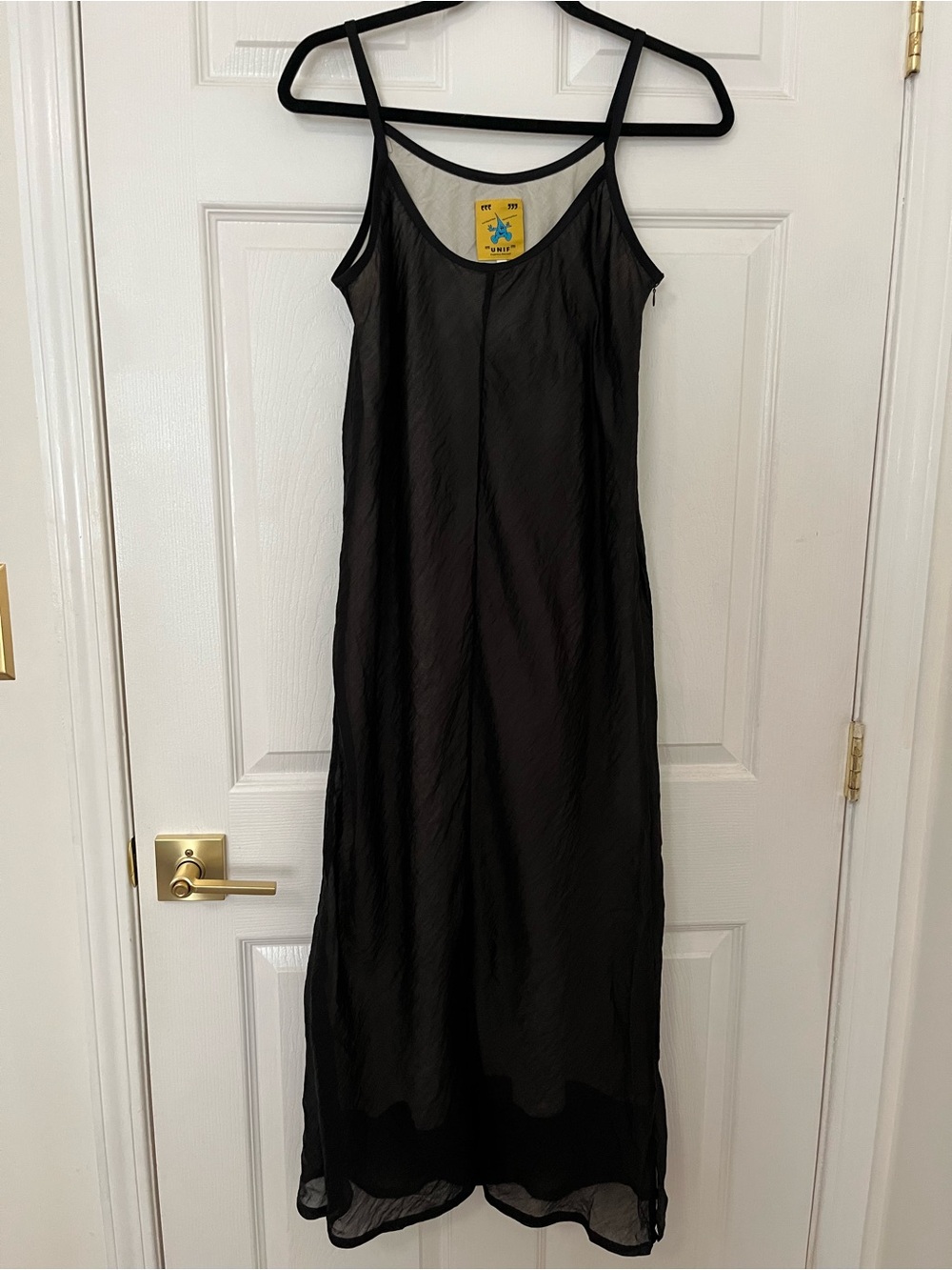 Unif Spaghetti Strap Slipdress Midi Dress L